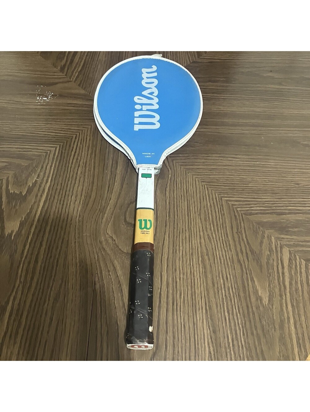 Wilson Chris Evert Top Spin Strat Bow Green Letter with Cover Tennis Racket